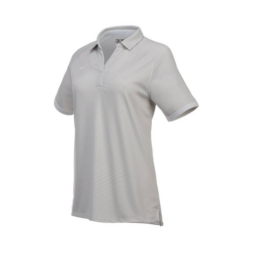 Polo Mizuno Scout Mujer Gris Claro Ofertas EWRB-02154